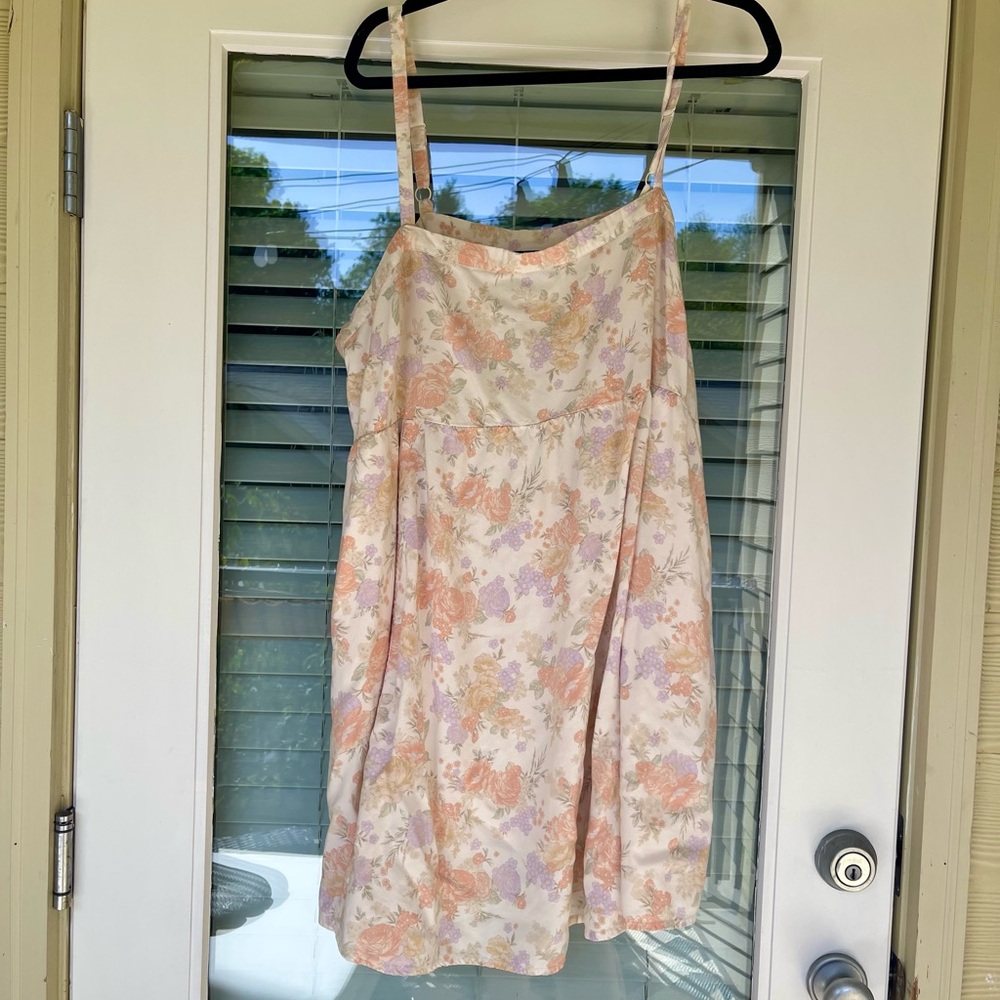 Torrid Pastel Floral V-Neck Dress